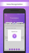Translate Languages - Voice Text Translation screenshot 1