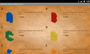 Alphabet with building bricks screenshot 9