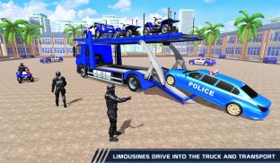 US Police Limo Transport Game screenshot 1