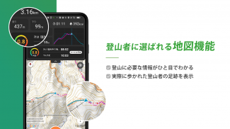 ヤマレコ - 登山・ハイキング用GPS地図アプリ screenshot 1