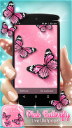 Pink Butterfly Live Wallpaper screenshot 4