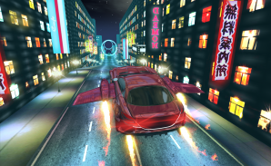 Flying Car Futuristic City screenshot 2