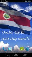 3D Costa Rica Flag LWP screenshot 4