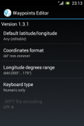 GPS Waypoints Editor screenshot 2
