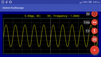 USB Accessory Oscilloscope screenshot 6