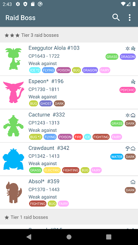 Todas as fraquezas e contadores de Pokémon Dark-Type em Pokemon Go