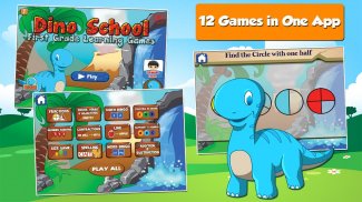 Dino 1st Grade Learning Games screenshot 3