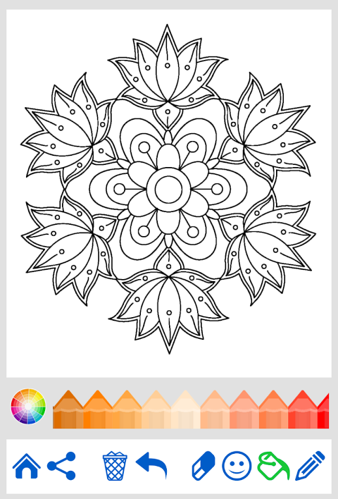 Download do APK de Livro para colorir Mandala para Android