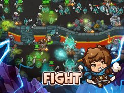 Crazy Defense Heroes: Defesa de Torre TD screenshot 4