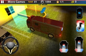 ट्रक पार्किंग 3 डी: फायर ट्रक screenshot 3