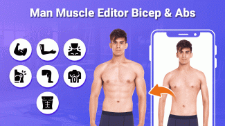 Man Muscle Editor: Bicep & Abs screenshot 3