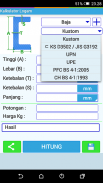 Kalkulator Berat Logam screenshot 2