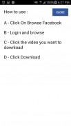 Video Downloader for Facebook screenshot 2