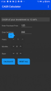 CAGR Calculator screenshot 0