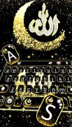 Glitter Allah Keyboard Theme screenshot 2