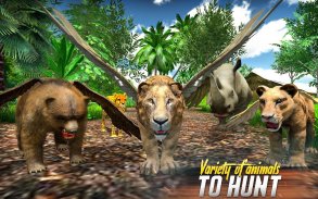 Flying Wild Animal Survival Simulator screenshot 1