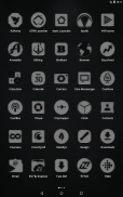 Grey and Black Icon Pack screenshot 9
