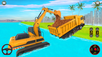 Crane Snow Excavator Simulator screenshot 4