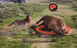 Wolf Game: Wild Animal Wars screenshot 2