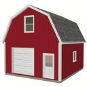 Gambrel Barn and Shed Plans