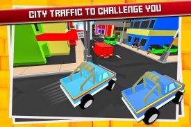 Blocky Car Craft Parking Sim screenshot 0