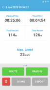 Bike Ride Tracker. Bicycle GPS screenshot 1