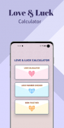 Love and Luck - Calculator screenshot 2