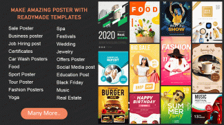 Poster Maker 2021 Flyer Maker, Graphic Design Free screenshot 2