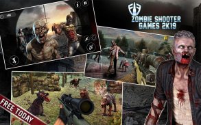 Dead Shooting Target - Zombie Shooting Games Free screenshot 2