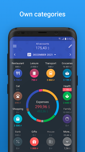 1Money: expense tracker budget screenshot 3