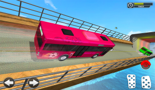 Méga rampe: bus cascades Impossible bus jeux screenshot 7