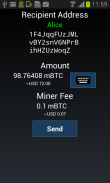 Mycelium Bitcoin Wallet screenshot 2