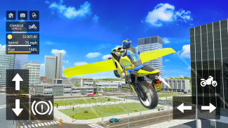 Flying Motorbike Simulator screenshot 4