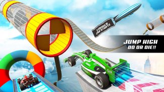 Crazy Formula Car Stunts 3D screenshot 0