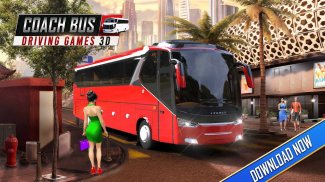 Coach Bus 3D Driving Games screenshot 0