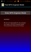 Free MTK Engineer Mode screenshot 0