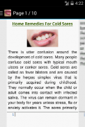 Cold Sores Treatment screenshot 0