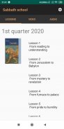 Sabbath school - lessons screenshot 0