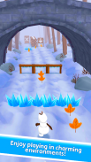 Snowman Rush: Frozen run screenshot 1