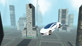 Futuristic Flying Car Driving screenshot 0