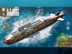 Us Army Submarine Driving Games 2018 screenshot 9