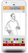 Football Coloring Books - soccer coloring games screenshot 1