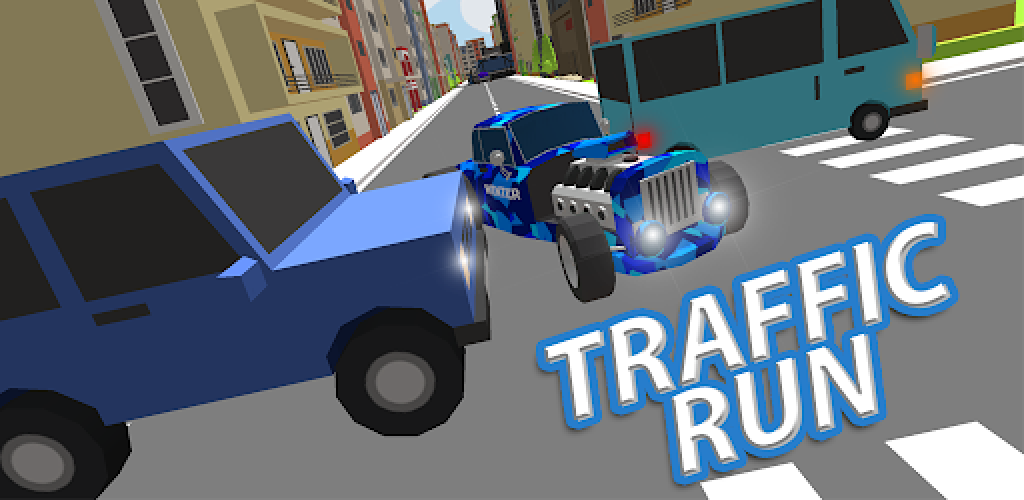 Blocky highway traffic racing