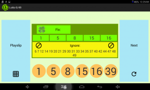 Lotto 6/49 screenshot 1