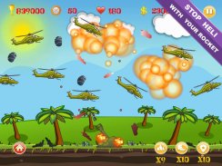 Heli Invasion -- Stop Helicopter Invasion With Rocket Shoot Game screenshot 4