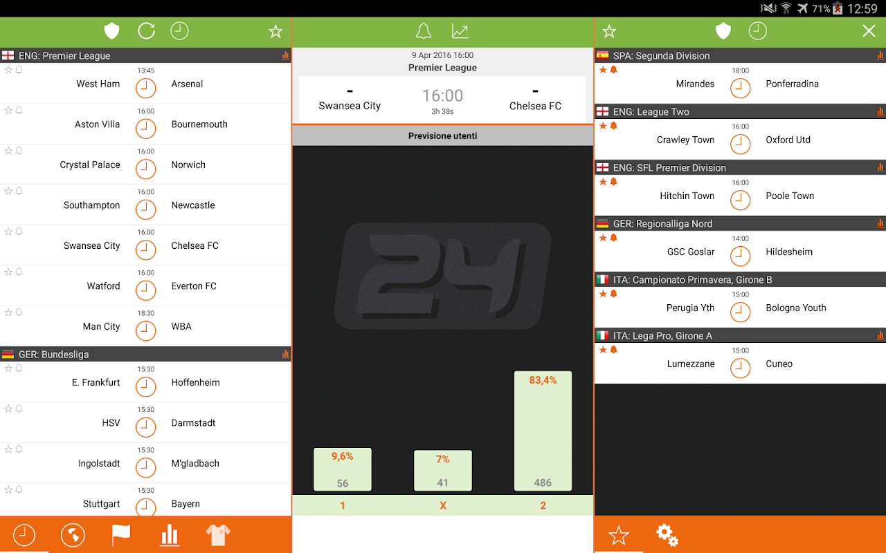 Futbol24 soccer livescore app