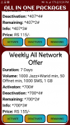 Jazz Warid Packages: Call, SMS & Internet 2020 screenshot 0