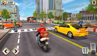 Pizza Delivery Boy Bike Games screenshot 2