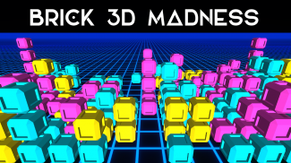 Brick 3D Madness: Cyber-style block puzzle 3D game screenshot 1