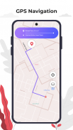 نقشه نمای خیابان: برنامه ریز مسیر صوتی screenshot 4